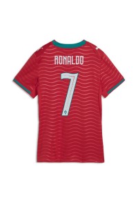 Portugali Cristiano Ronaldo #7 Jalkapallovaatteet Naisten Kotipaita MM-kisat 2026 Lyhythihainen